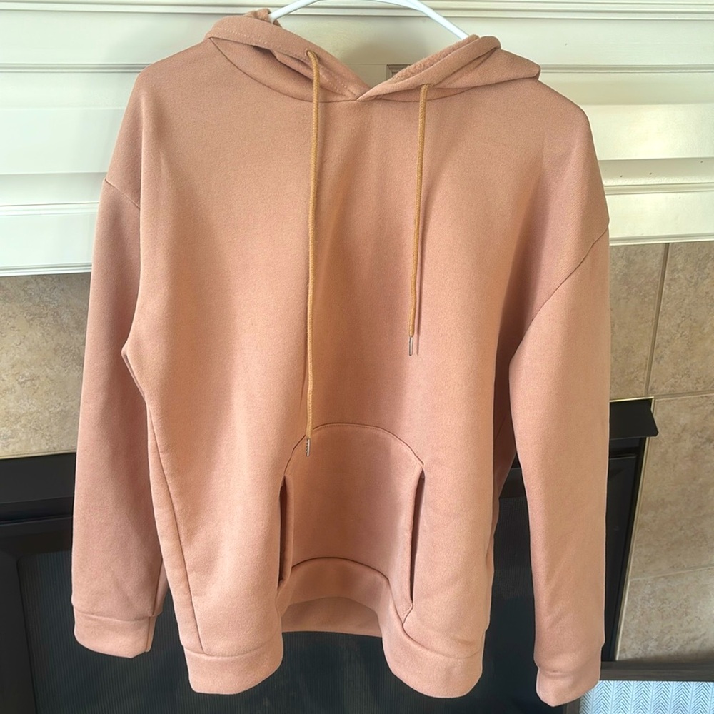 Brown/tan Shein hoodie